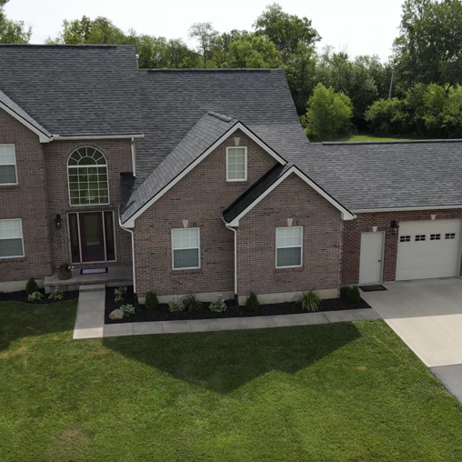 Image drone roof shot