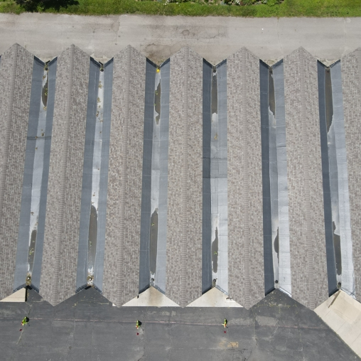 Image striking roof image