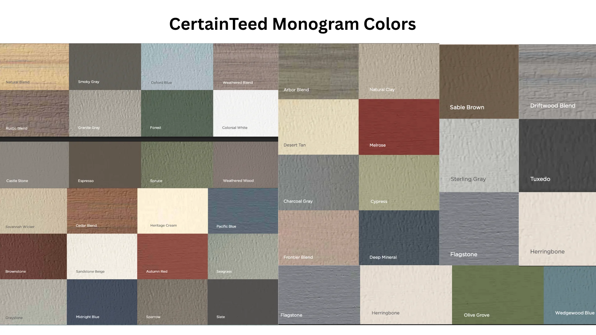 CertainTeed Siding Colors: Best MainStreet & Monogram Options