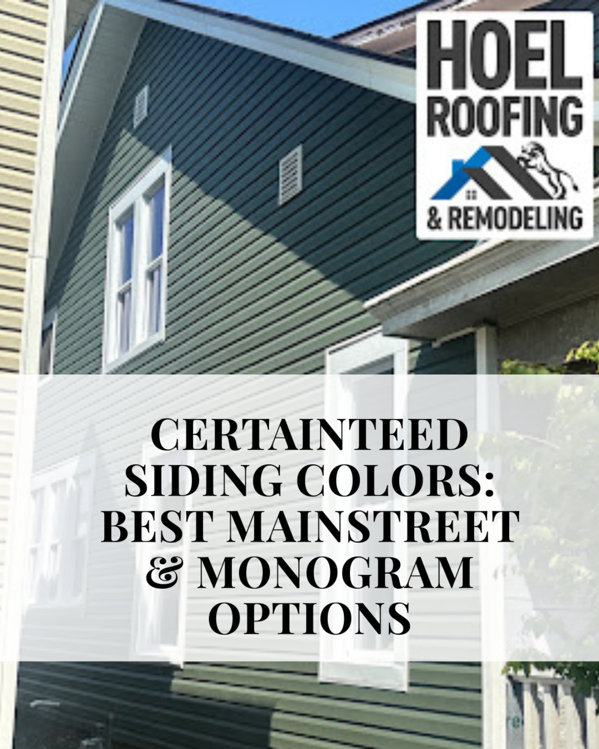 CertainTeed Siding Colors: Best MainStreet & Monogram Options